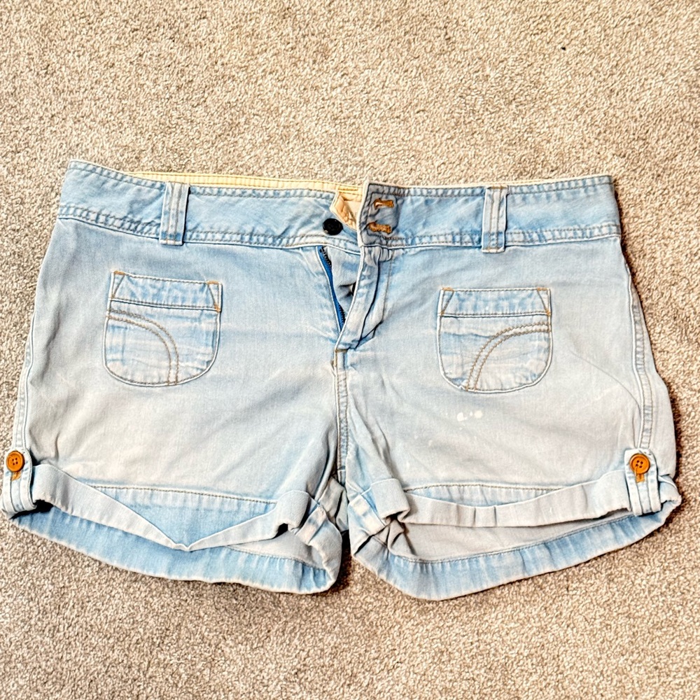 Light Blue Denim Women's Shorts